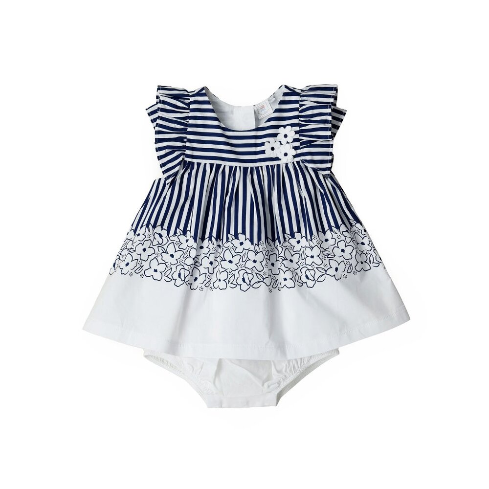 Original Marines, Italy  - US Seller -  FLORAL RUFFLE ROMPER INFANT